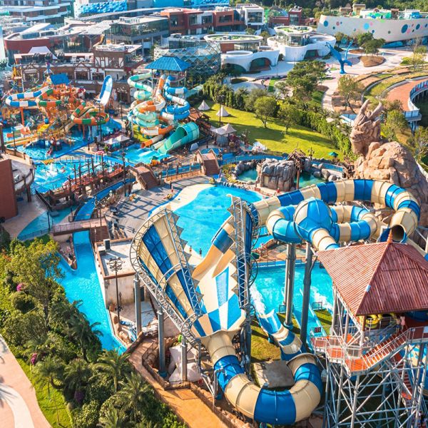 Equipo de parques acuáticos comerciales de fibra de vidrio