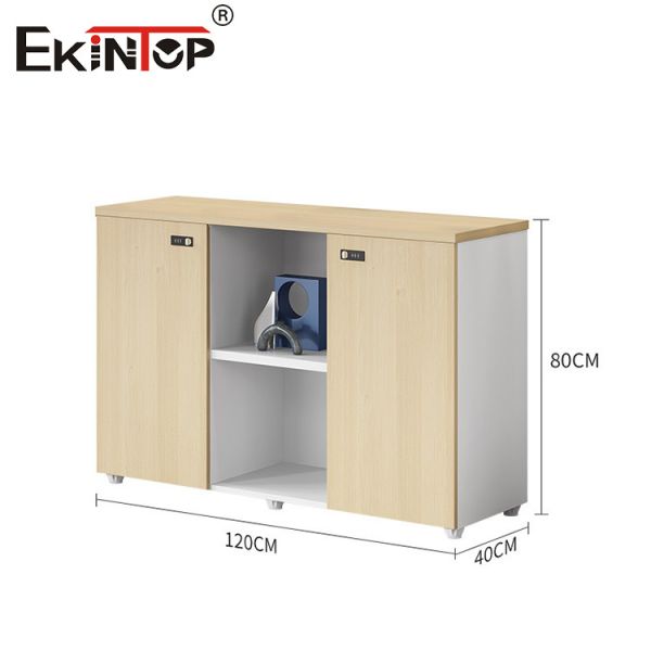 Solid Wooden File Cabinet Storage Office Furniture With Modern Style