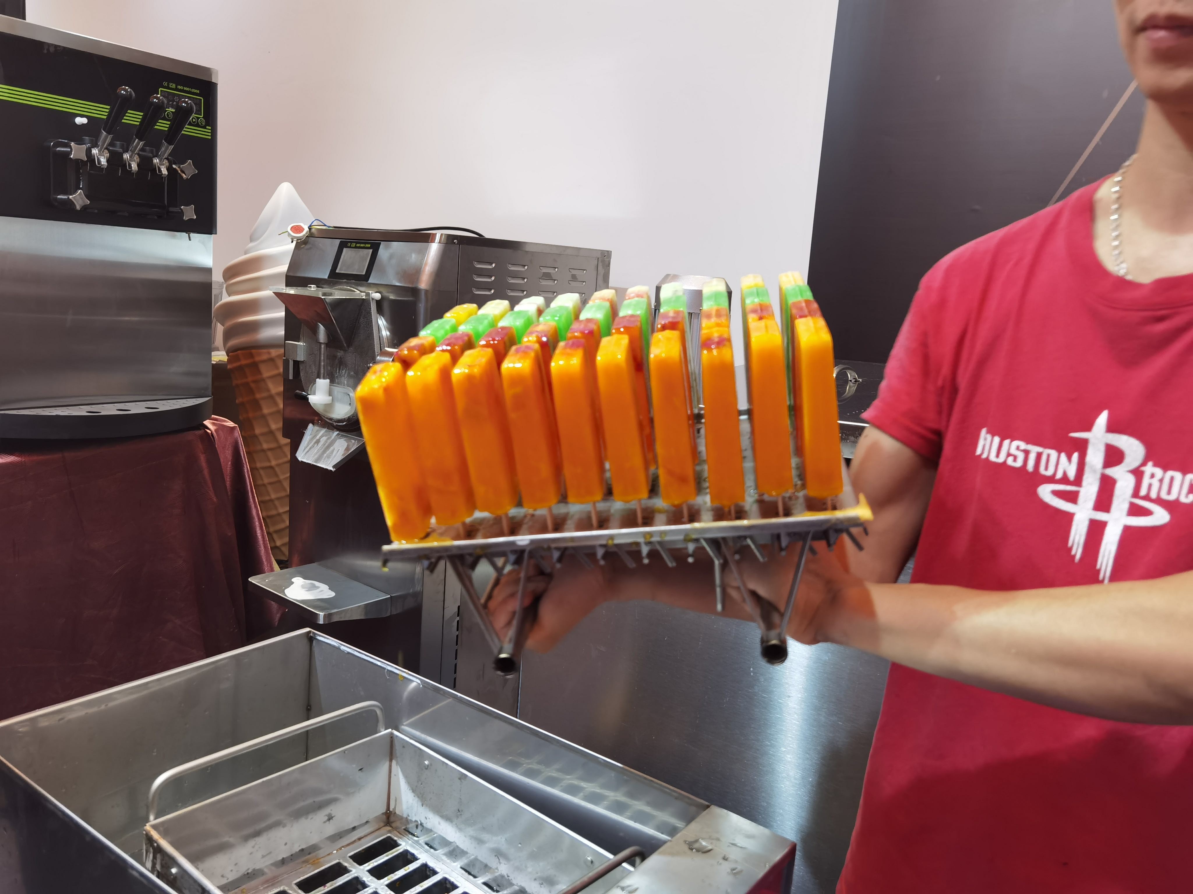 Customized Ice Popsicle Machine Temperature Adjustable Celsius Popsicle Machine