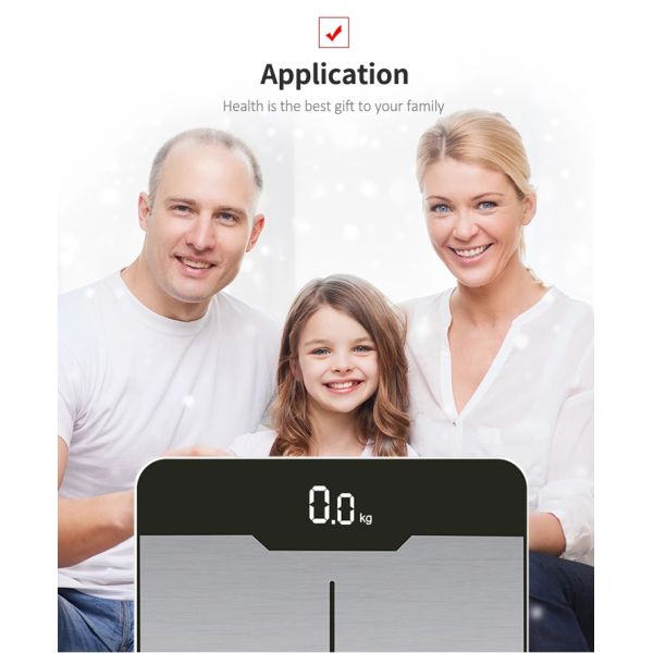 Household Steel Platform 396LBS Electronic Bathroom Scale