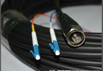 Outdoor FTTA Fiber Optic Patch Cord Single Mode , Corning LSZH Fiber Optic Cable
