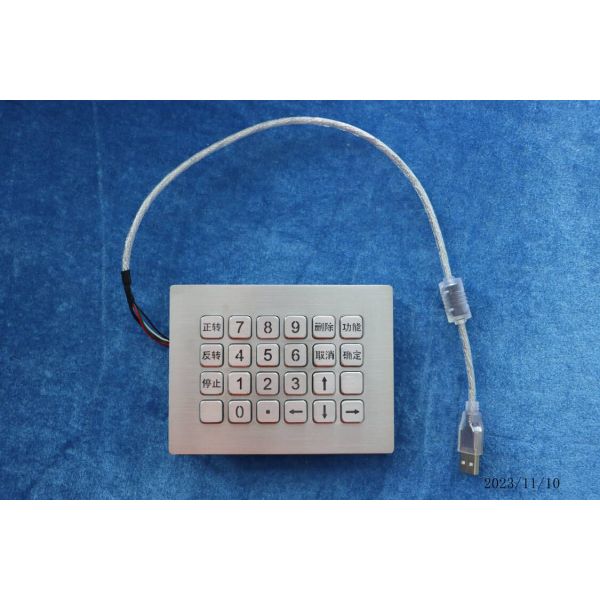 24 клавиатуры водонепроницаемая металлическая клавиатура прочная нержавеющая сталь цифровая клавиатура