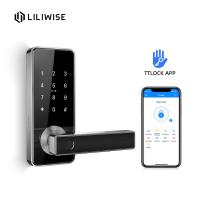 Fechamento de combinação esperto da impressão digital de Bluetooth da fechadura da porta da impressão digital com chave mestra