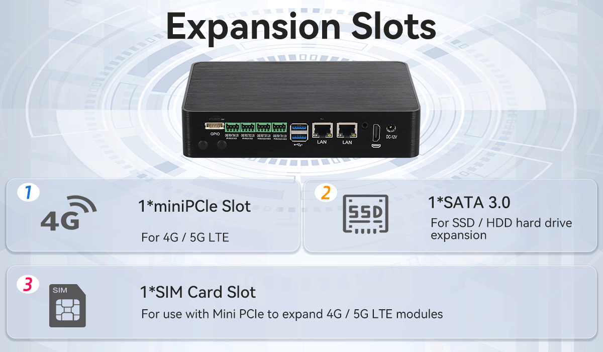 Dual LAN 4COM ARM RK3568 PC Industrial DDR4 8G EMMC 16G Android 11 Mini PC incorporado