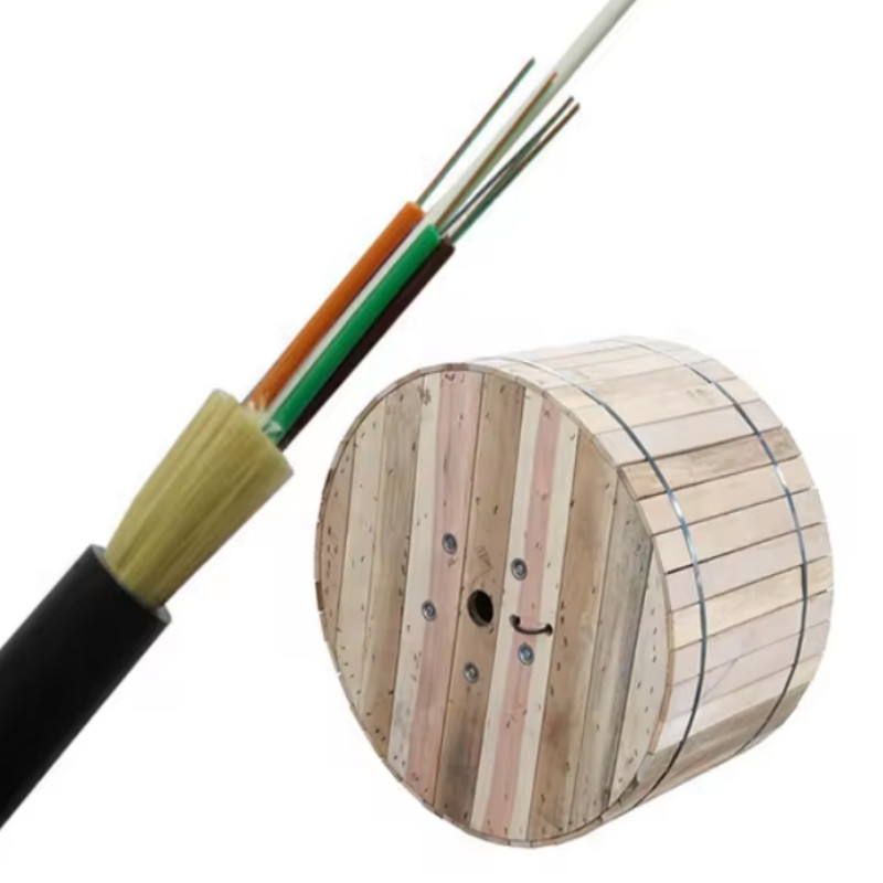 OEM Aerial ADSS Single Jacket 96 Core Single Mode Fiber Optic Cable 1km Цена для различных напряженных линий электропередач