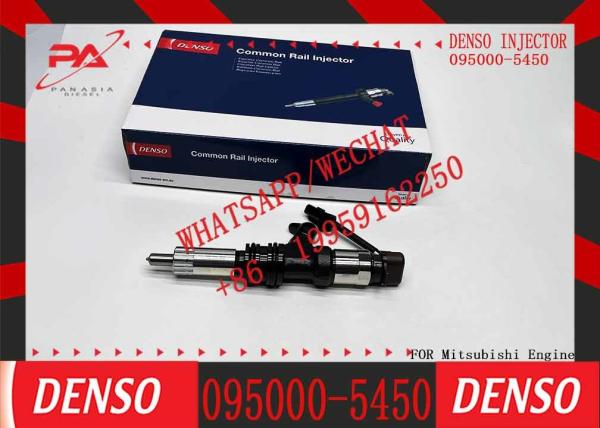 inyector de combustible diesel 095000-5450 ME302143 inyector para Fuso Mitsubishi 6M60, 6M60T, 6M60-T1 inyector de tren común 095000-