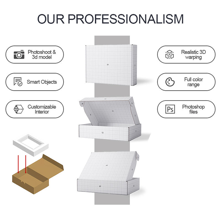 Shock Resistant Corrugated Mailer Box Packaging For Clothes Apparel Custom Printing