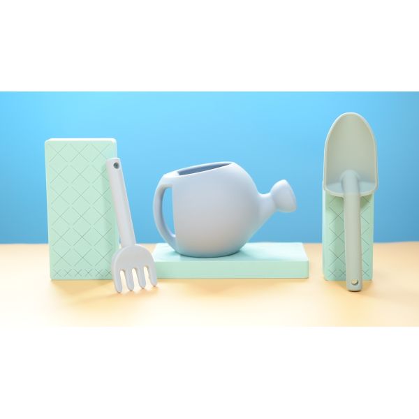 Kids Bucket Beach Toy Bpa Free Baby Outdoor Set Silicone Sand Toys