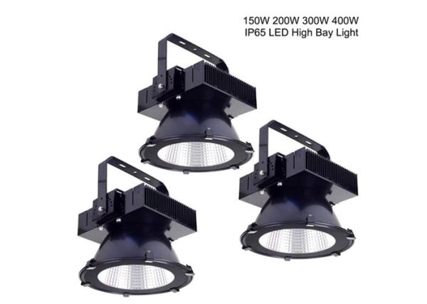 Workshop Round Industrial High Bay LED Lighting 277V  Long Service Life