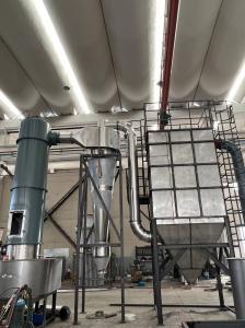 Secador de bicarbonato de amónio aquecido a vapor para processamento de pó