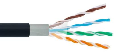 CAT 5E 4PAIR DOUBLE-JACKET OUTDOOR U/UTP CABLE