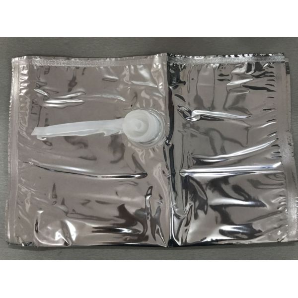 10 L Bib Bag In Box For Dairy Milk , PE Intasept Aseptic Bags Laminated Foil Materaial