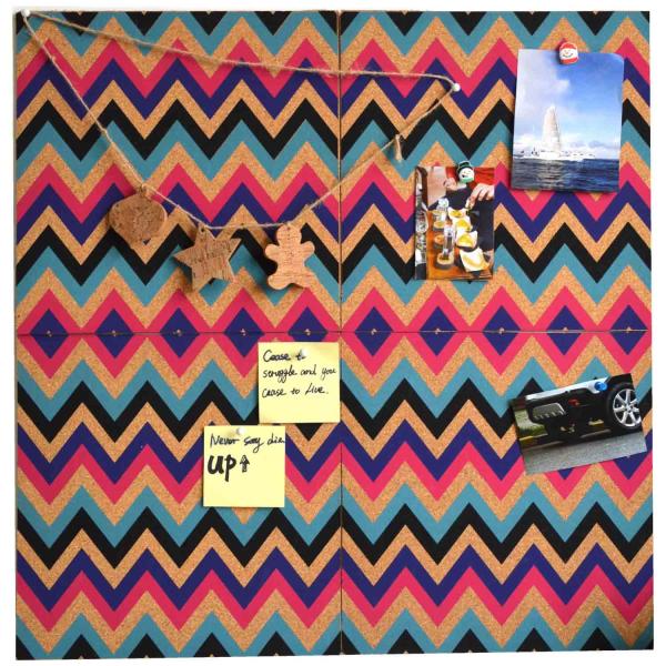 FSC Custom Cork Board 4 Pack Self Adhesive Cork Tiles Eco Friendly