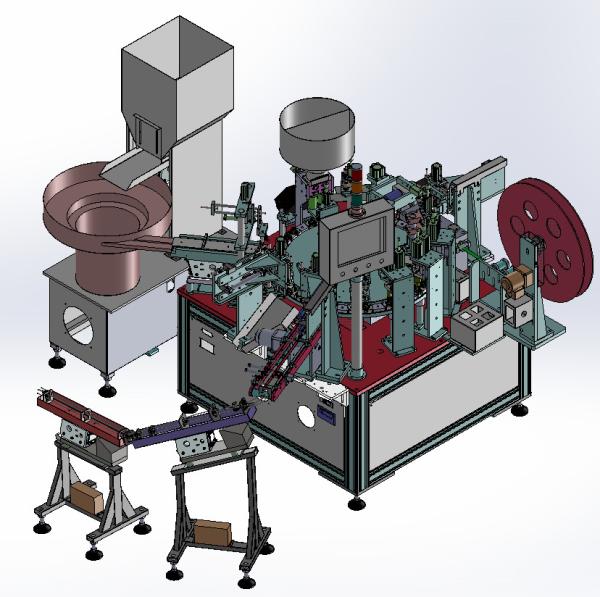 Facile Statistiques de sortie et séparation des produits bons et défectueux CRC Cap assemblage machine pour les agents résistants à l'humidité