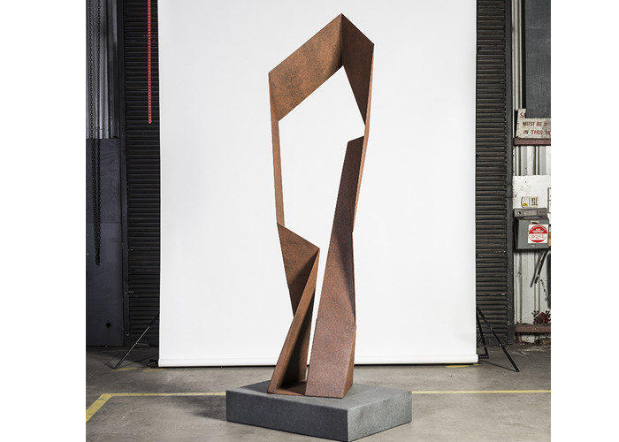 Подгонянная скульптура стога Corten сада искусства металла декоративная стальная