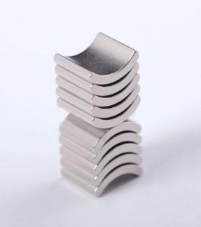 N35SH Arc NdFeB Magnets , Neodymium Arc Magnets For Computer / Automobile