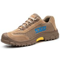 Sapatos de segurança elegantes com sola de aço com almofada para o trabalho de fábrica de armazém
