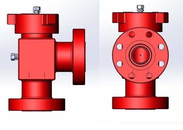 Adjustable Choke Valve Oil Wellhead Equipment Manual And Hydraulic Positive Choke Valve