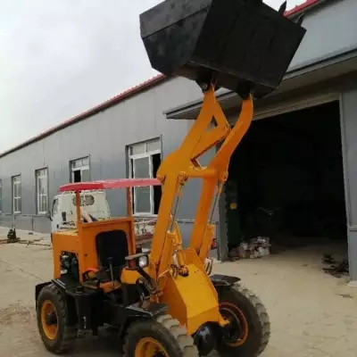 Маленький 4x4 колесный мини-загрузчик электрический низкий шум