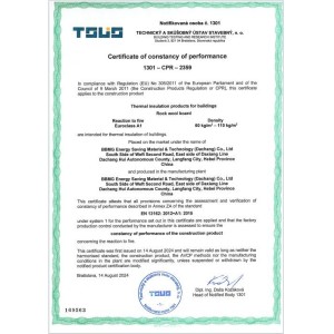 BBMG ENERGY SAVING MATERIAL & TECHNOLOGY(DACHANG)CO.,LTD. Certifications