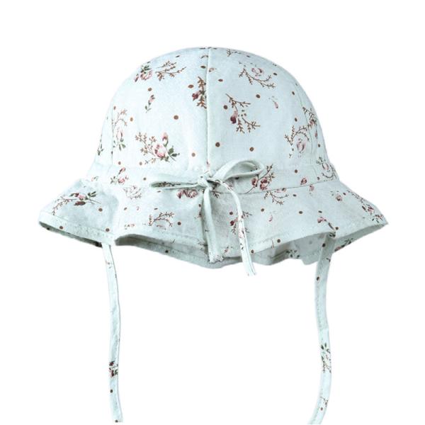 Eco Friendly Dyed Childrens Bucket Hat 45cm Cotton Fabric SGS Approved