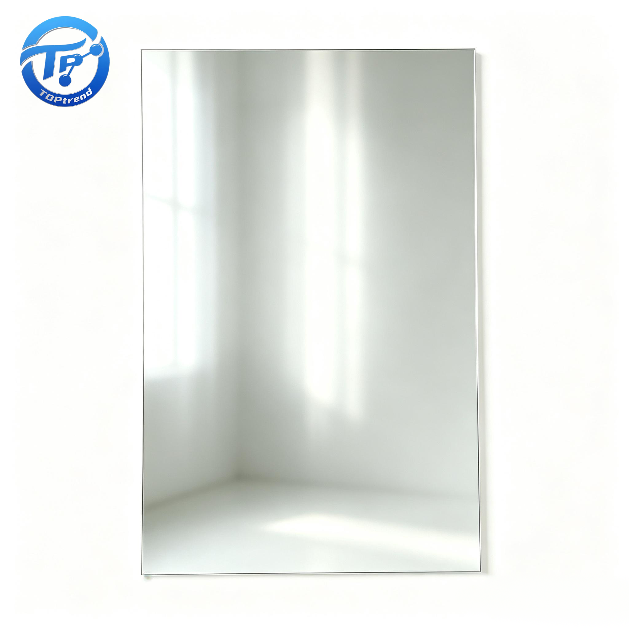 Rectangular Flexible Makeup Mirror PC Back Painted Shatterproof 900x600mm