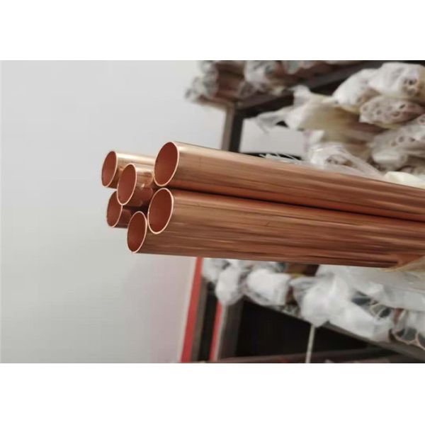 Длина закала 1m трубки меди рефрижерации Astm B280 мягкая