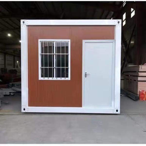 Painel Sandwich de Aço Modular Móvel Moderno Prefabricado Com Janela Deslizante de PVC