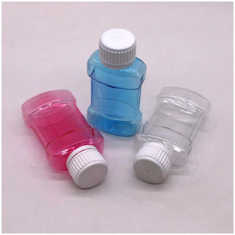 75 мл PET жидкая пластиковая бутылка для полоскания рта для полоскания рта жидкость в индивидуальном цвете