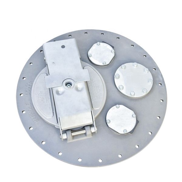 Professional Customized 560mm and 580mm Round Aluminum Fuel Tank Manhole Cover for Optimal Performance in Any Climate