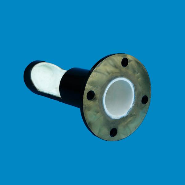 Alumina de cerámica de costumbre con cubos revestidos tuberías de línea de acero Resistencia a la abrasión