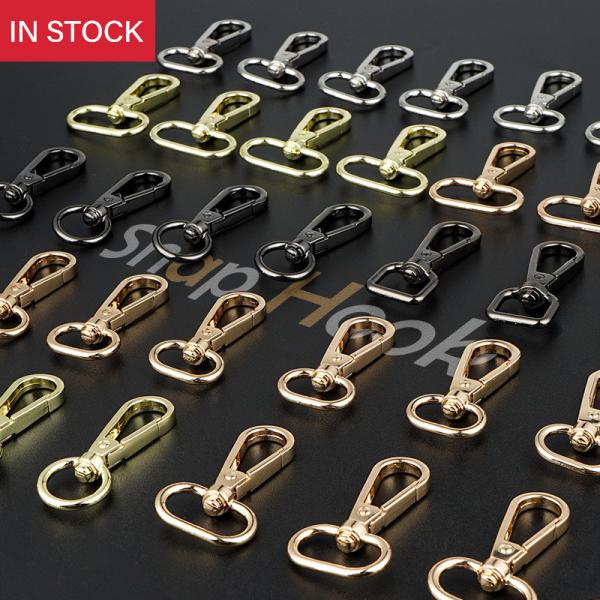 Custom 1 Metal Swivel Snap Hooks for Luxury Bag Hardware Spring Metal