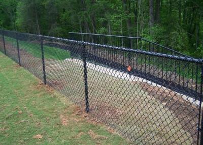 3.0mm Galvanized Chain Link Fence Mesh 48mm 65mm Width