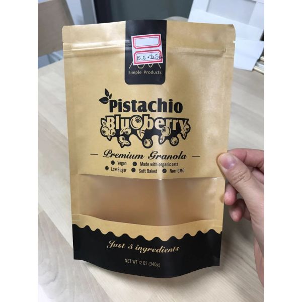 Prueba superior interna del olor de la categoría alimenticia de la bolsa del bolso del papel de aluminio de la cremallera de Mylar