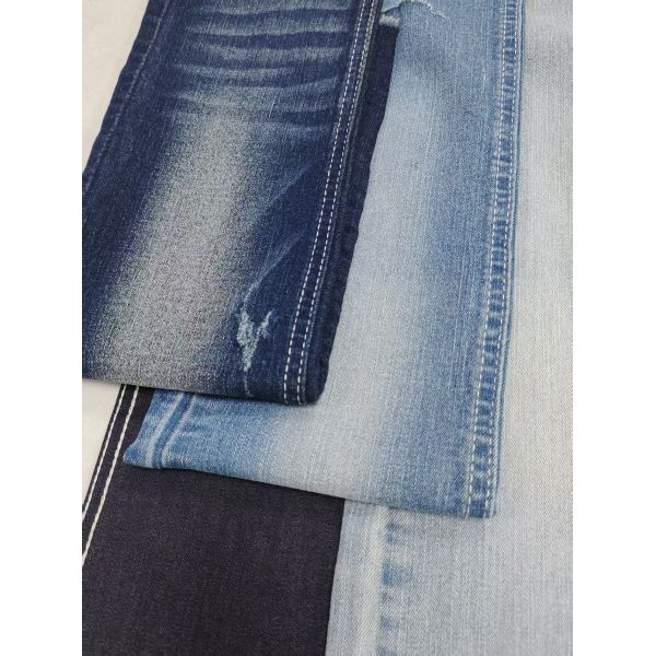 12S Denim Fabric 8.5oz Right Twill Woven Low Shrinkage For Ladies Jeans