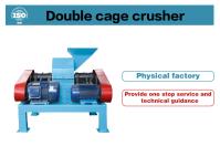 500-8000Kg / Hour Urea Crusher Stainless Steel Material Fertilizer Production Process Equipment