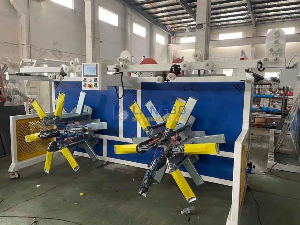 Automatic Coiler With Accumulator For Drip Irrigation PE Pipe Extrusion Line