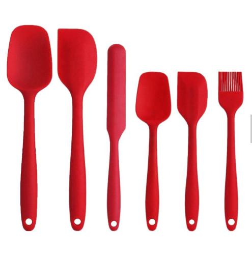Spatulas Utensil Silicone Kitchen Tools 6 Pieces Cooking Set Eco - Friendly