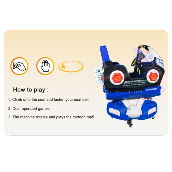 Black Panther MP5 with Lift - Interactive Kiddie Ride Game Machine