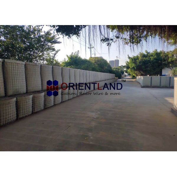 Military Fortification Star Fort Heavy Duty Hesco Barriers Square Hole