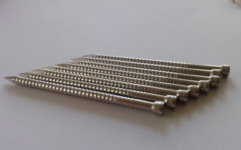 Polishing Lost Head Annular Ring Shank Nails CE Certified For Wood