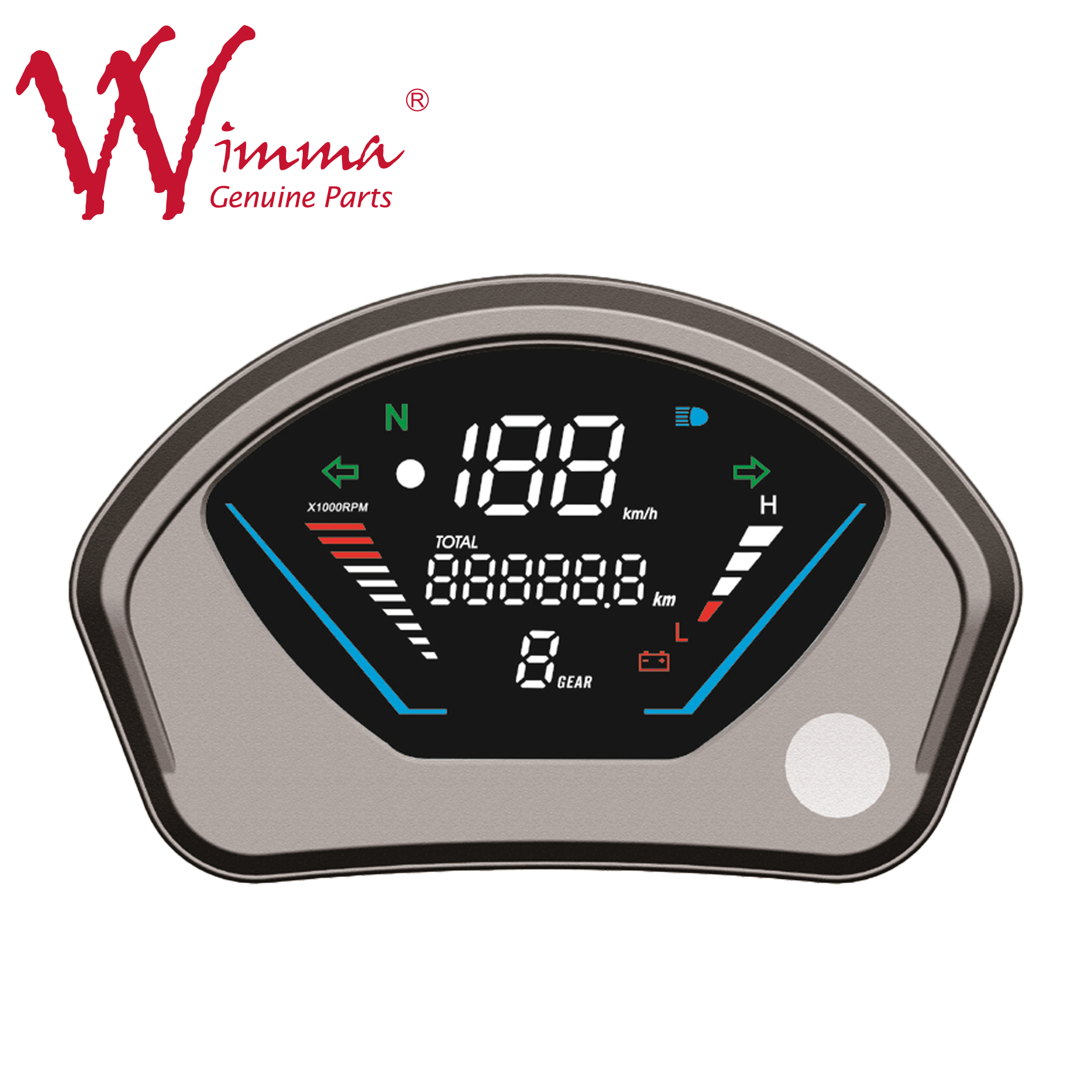 Китайский поставщик HONDA CD70 Моторная панель приборов скоростной цифровой водонепроницаемый