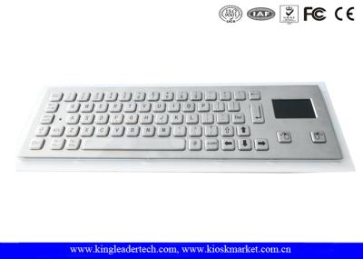 A Poeira-prova e o painel da Líquido-Prova montam o teclado industrial do Touchpad do quiosque