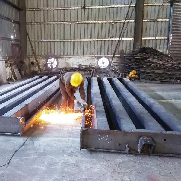 U Beam Structure Steel Truck Load Scales LED Display 150% Overload 10~150 Ton