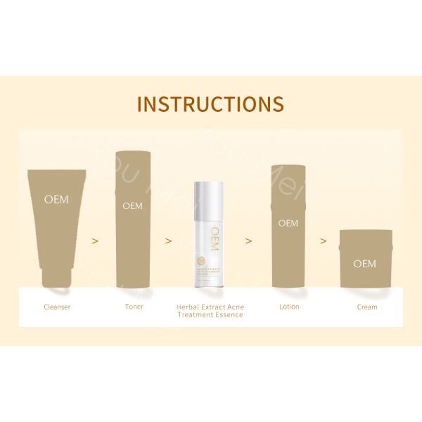 Skincare Essence Face Serum Moisturizer Cream For Anti Acne Facial Whitening 50g