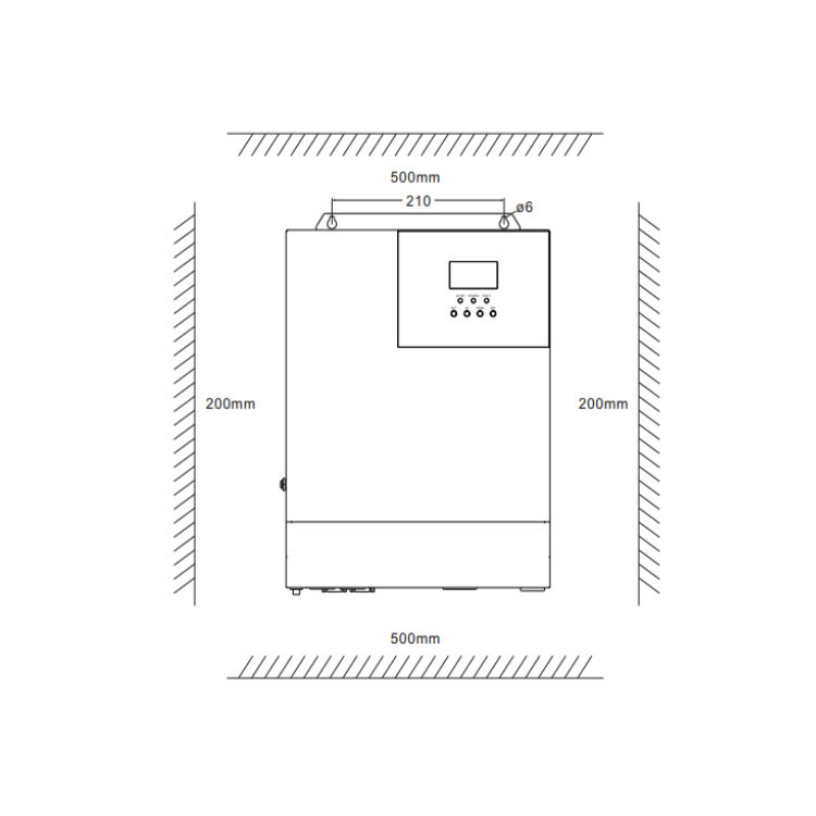 Инвертор 110V 120V 220V 240V 3KW 5KW 8KW 10KW 12KW 15KW 16KW солнечный гибридный