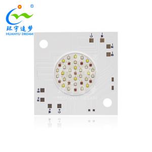 Chip de LED COB 4 em 1 regulável RGBW 100 W 200 W 40*40 mm Tamanho