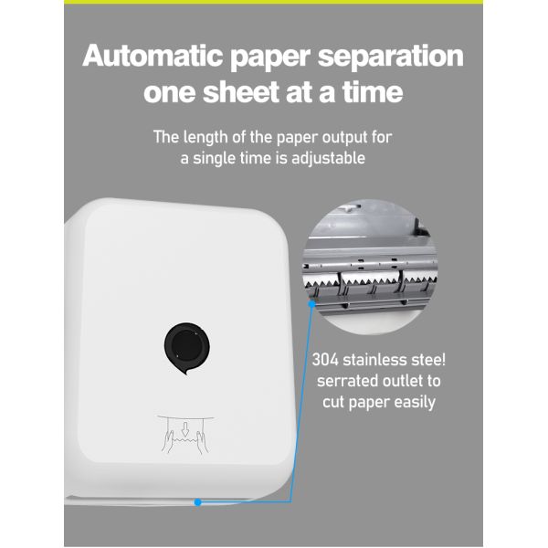 Bathroom Modern Automatic Tissue Paper Dispenser Wall Mounted Hand Tissue Dispenser