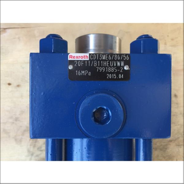 Rexroth CDT3ME6 80 56 20F11 B11HEUVWW Hydraulic Cylinder with Bottom Flange for Easy Installation