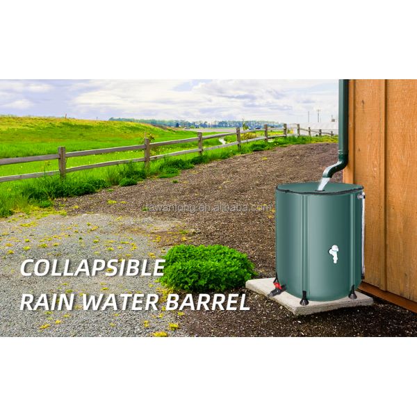 100 галлонов портативный резервуар для хранения воды складная дождевая бочка для сада складной ПВХ